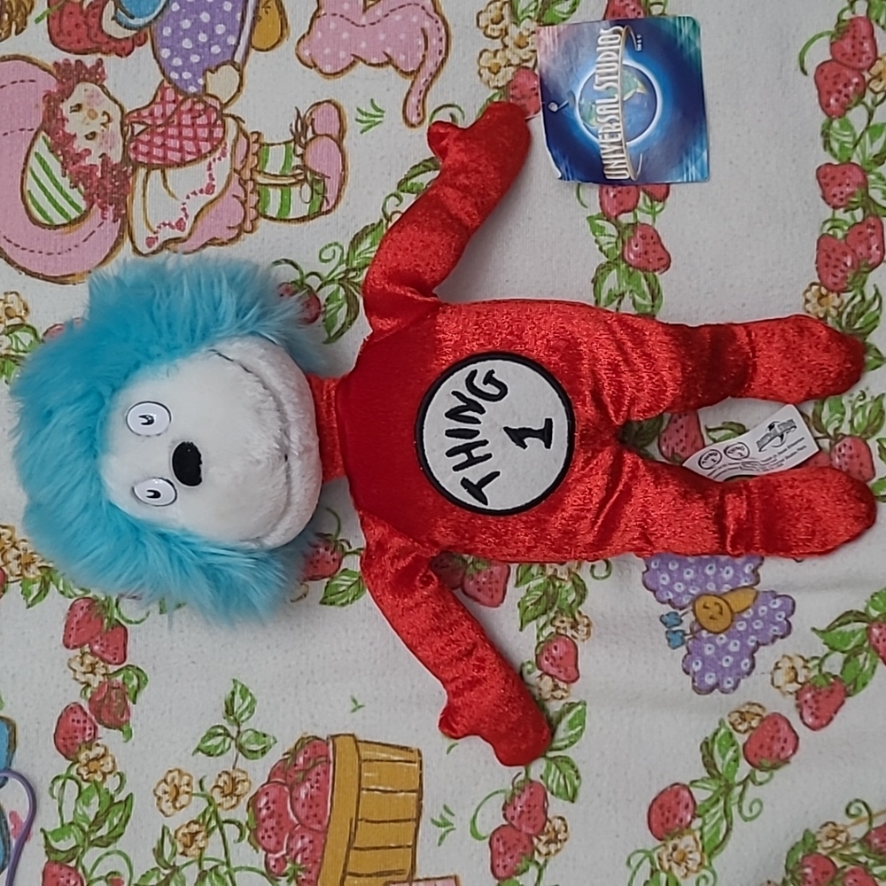 Universal Studios Cat in the Hat Thing 1 Plush